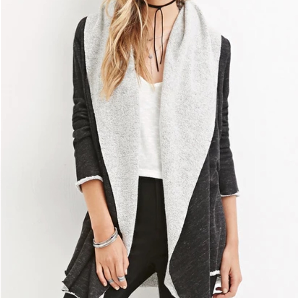 Charcoal gray sweater from Forever 21.